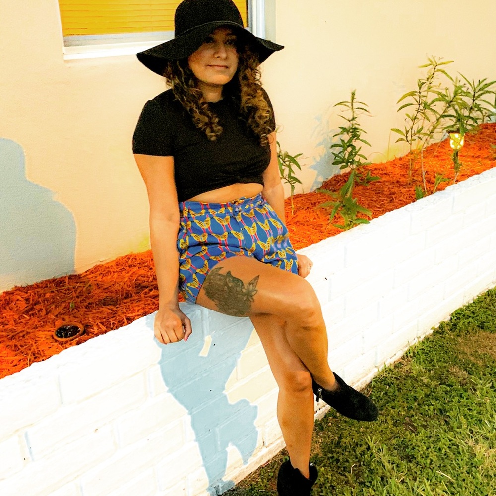 Zara Parrot Shorts